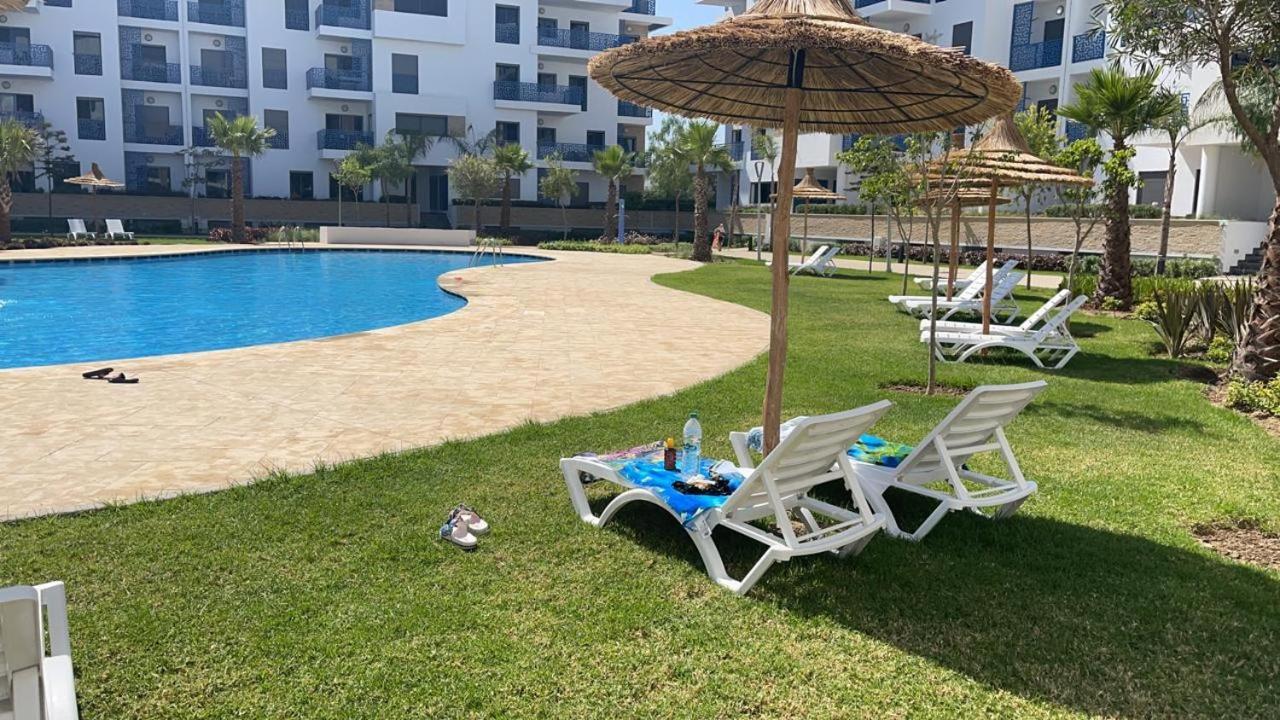 Appartement De Luxe Avec Piscine A 5 Min De La Plage Martil Exterior foto